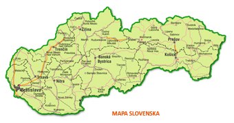 Mapa Slovenska