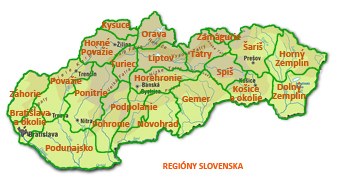 Regióny Slovenska