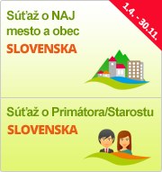 Súťaže "NAJ mesto a obec Slovenska" a "Primátor/Starosta Slovenska"